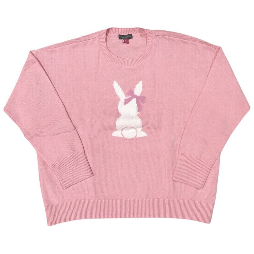 Coral - Vince Camuto Women's Soft & Festive Lightweight Relaxed Fit Easter Sweat